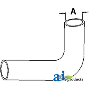 UW4511   Upper Hose---Replaces 166288A 